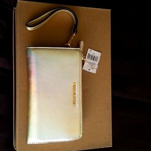 Michael Kors Matallic Gold Wallet